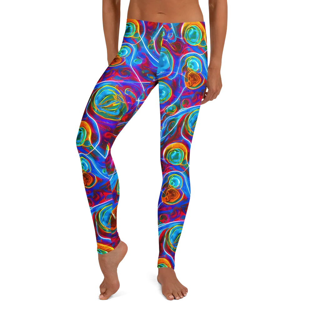 Jewel Nebula on Leggings — Front