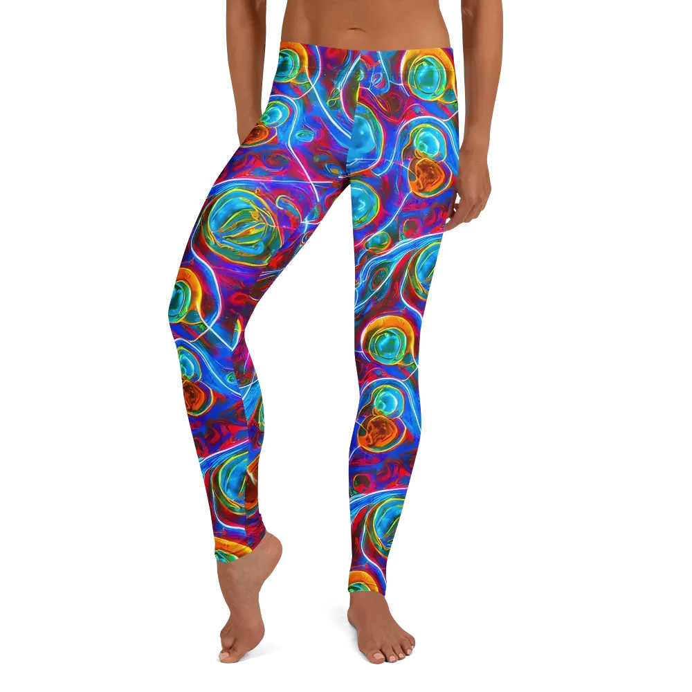 Jewel Nebula on Leggings — Front