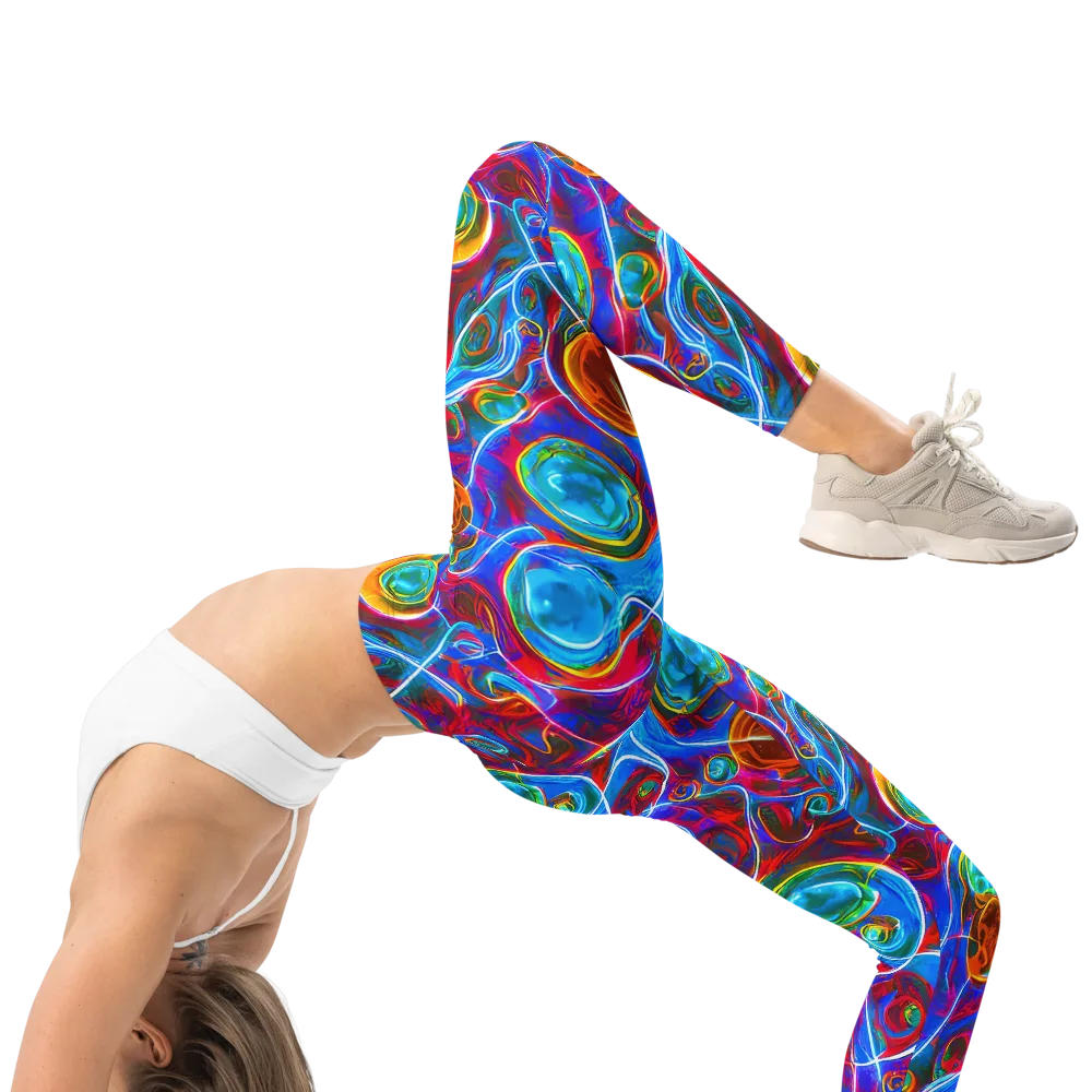 Jewel Nebula on Leggings — Right
