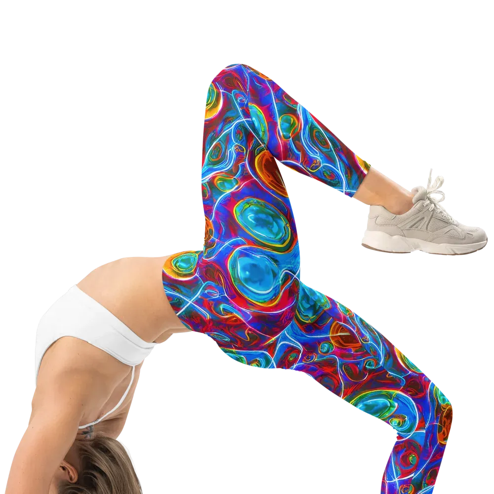 Jewel Nebula on Leggings — Right