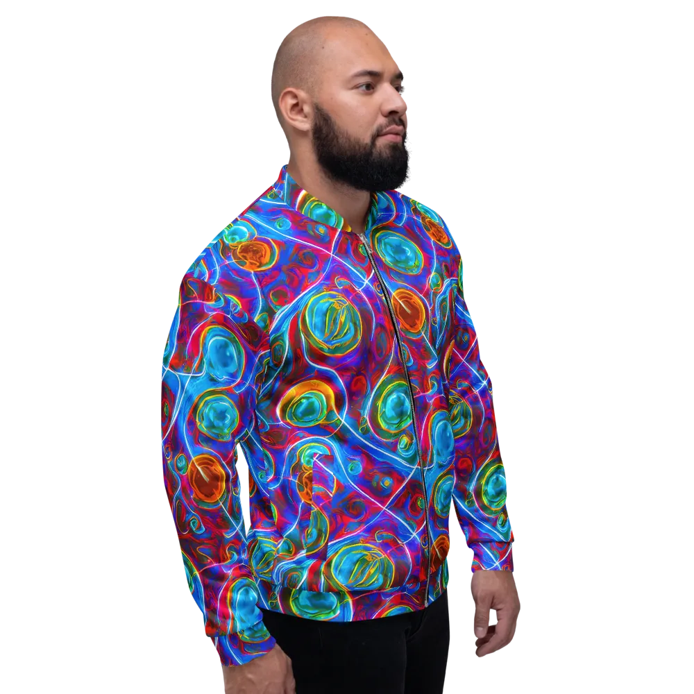 Jewel Nebula on Bomber Jacket — Right