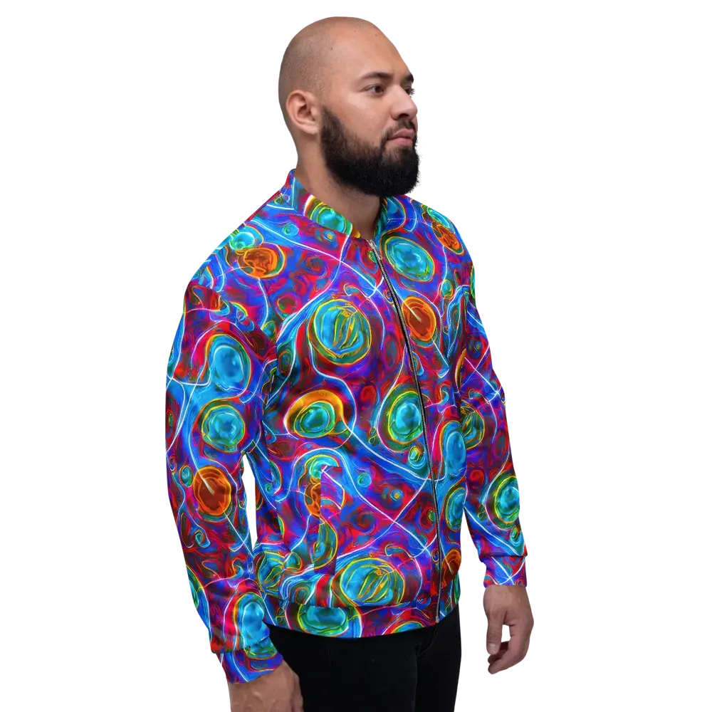 Jewel Nebula on Bomber Jacket — Right