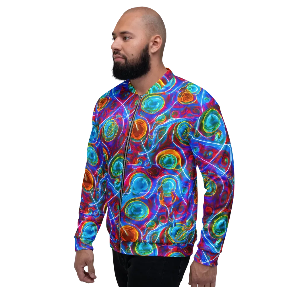 Jewel Nebula on Bomber Jacket — Left