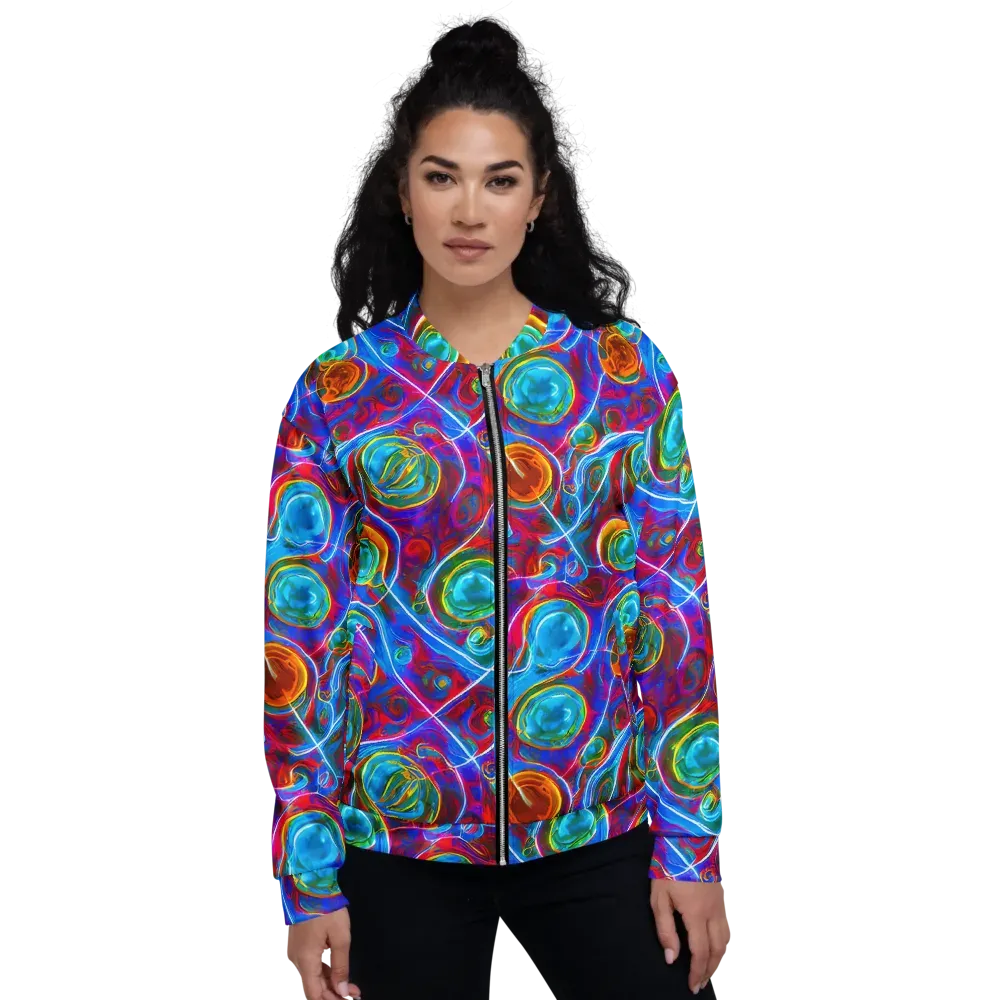 Jewel Nebula on Bomber Jacket — Front