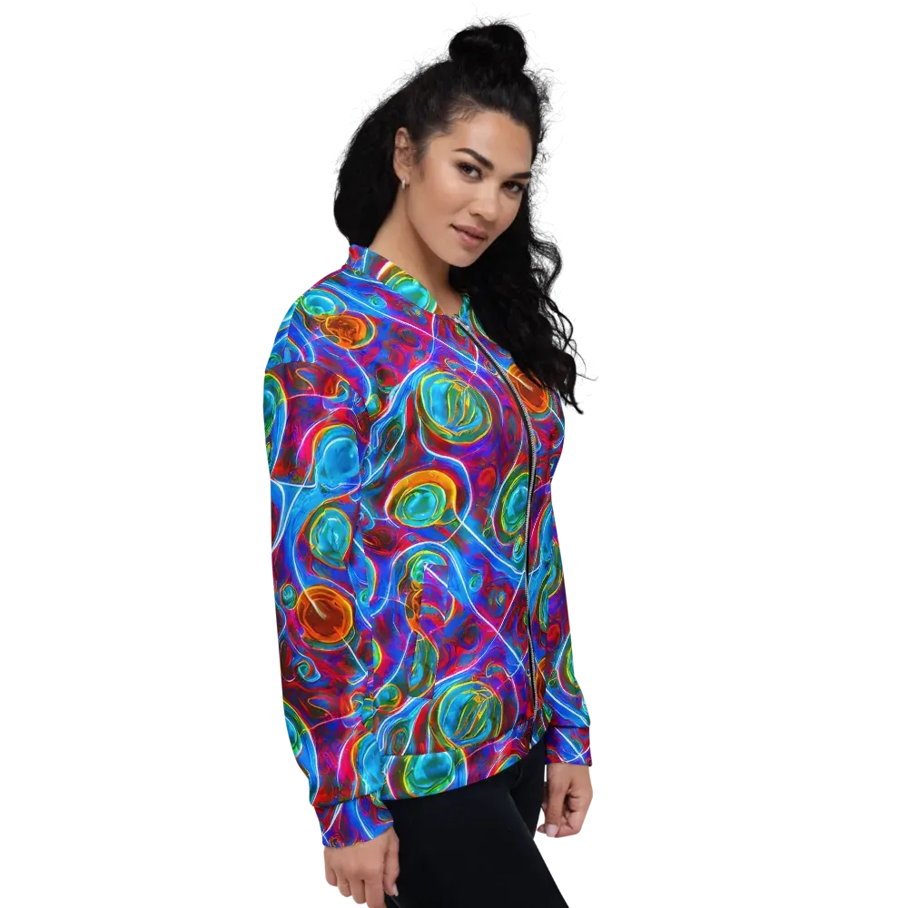 Jewel Nebula on Bomber Jacket — Right
