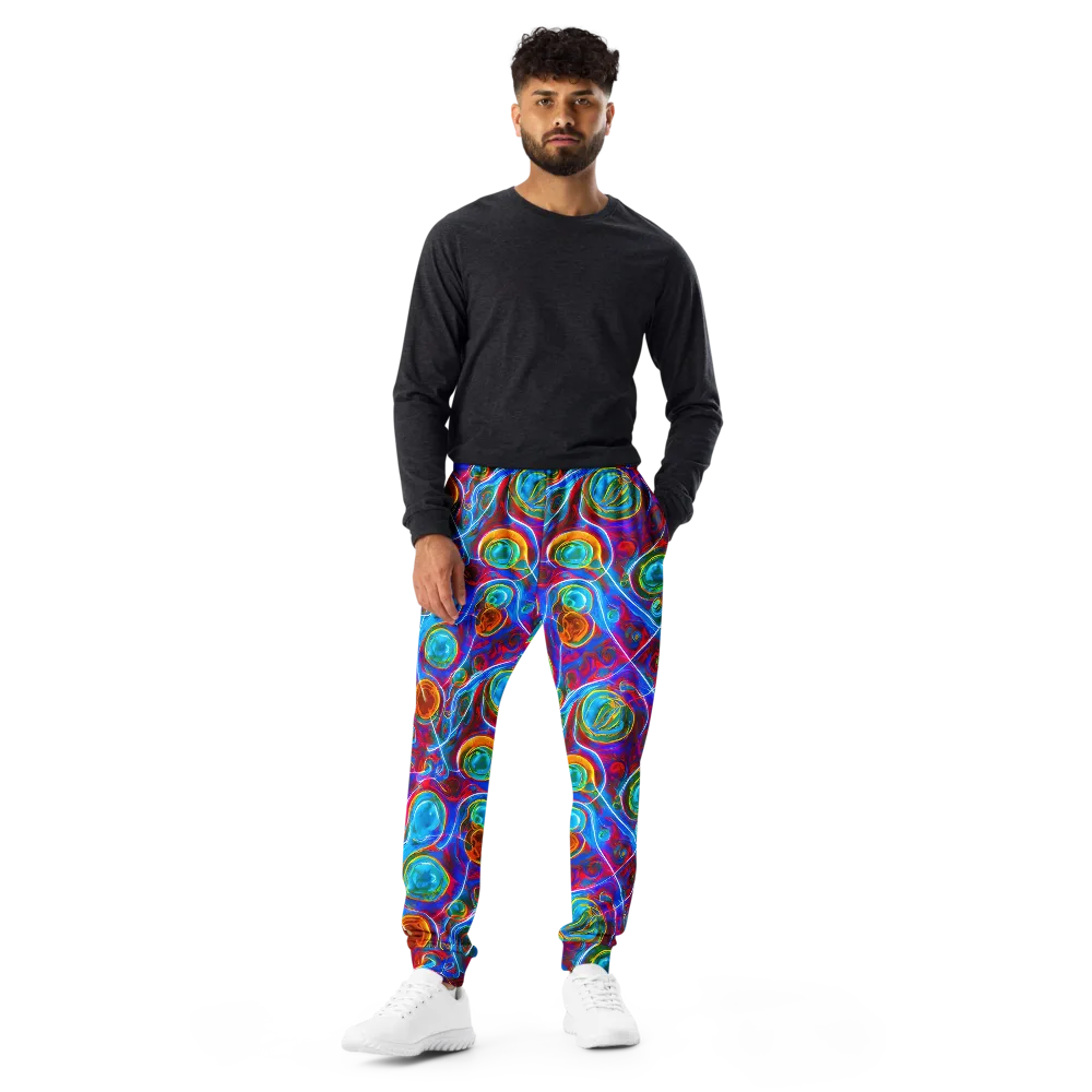 Jewel Nebula on Men's Joggers — Front