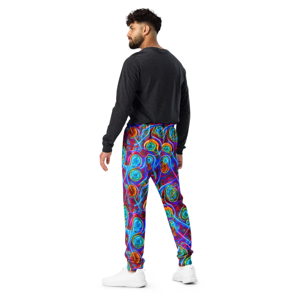 Jewel Nebula on Men's Joggers — Back