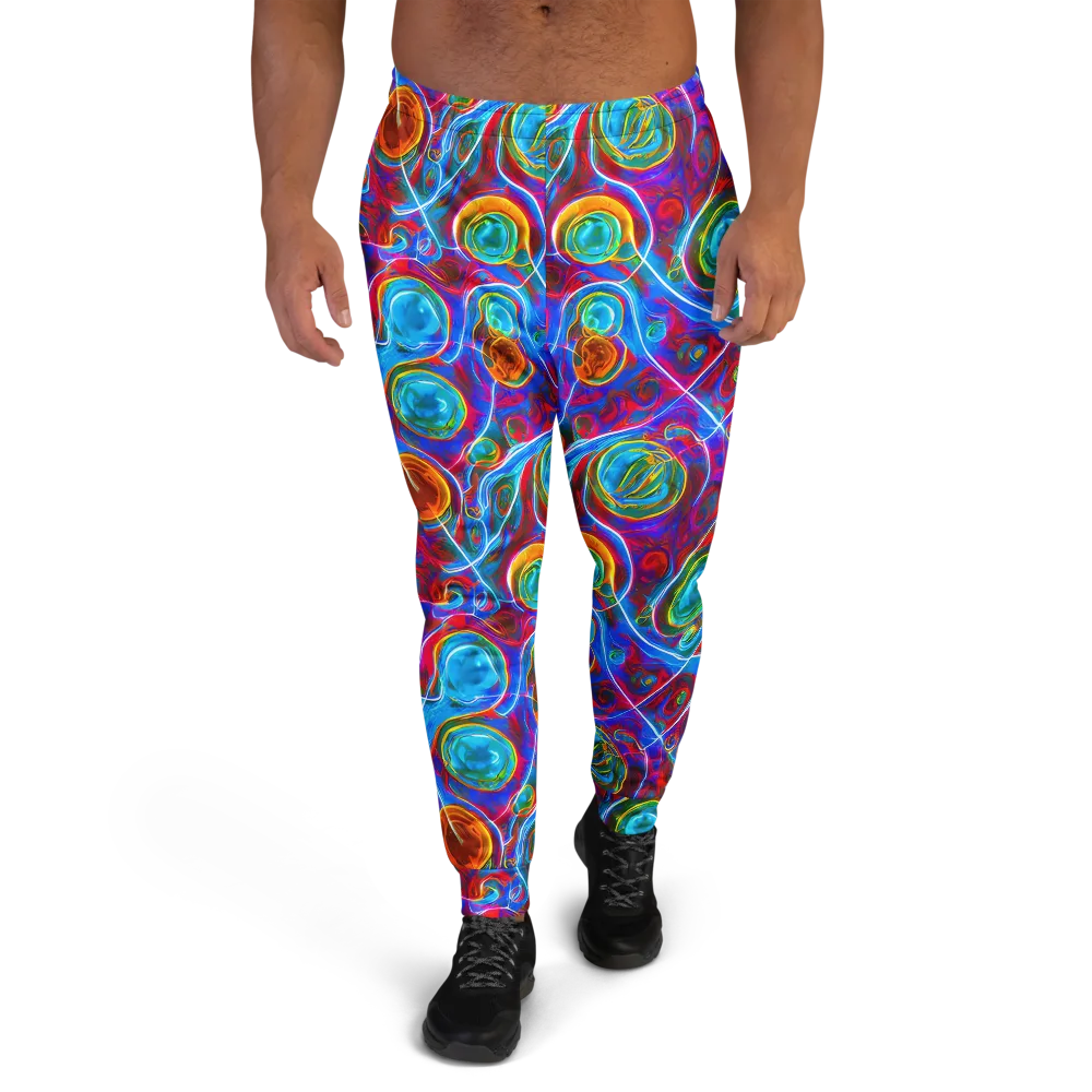 Jewel Nebula on Men's Joggers — Front