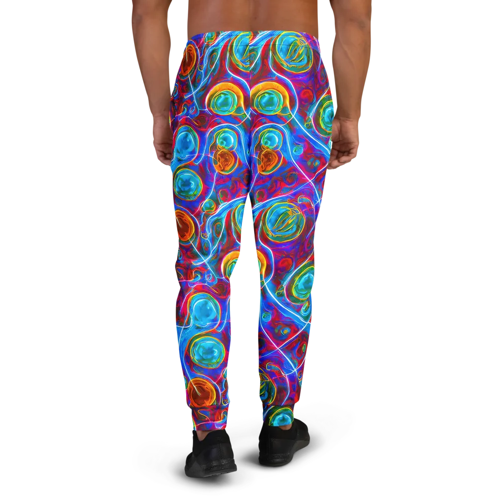 Jewel Nebula on Men's Joggers — Back