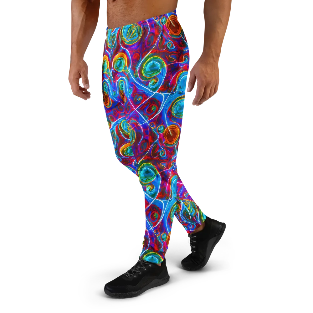 Jewel Nebula on Men's Joggers — Left