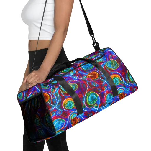 Jewel Nebula on a Duffle Bag