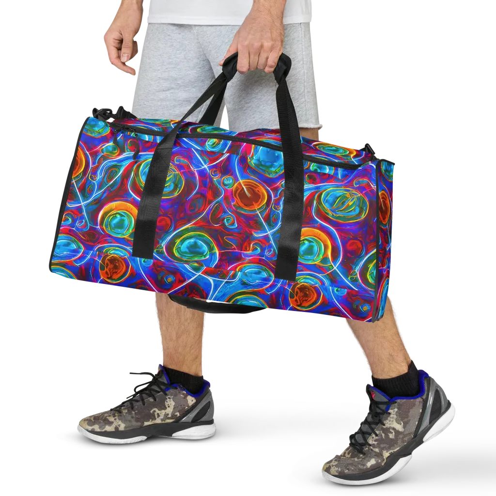 Jewel Nebula on Duffle Bag — Front