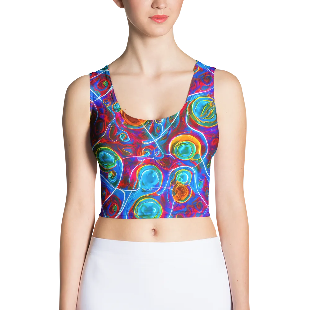 Jewel Nebula on Crop Top — Front