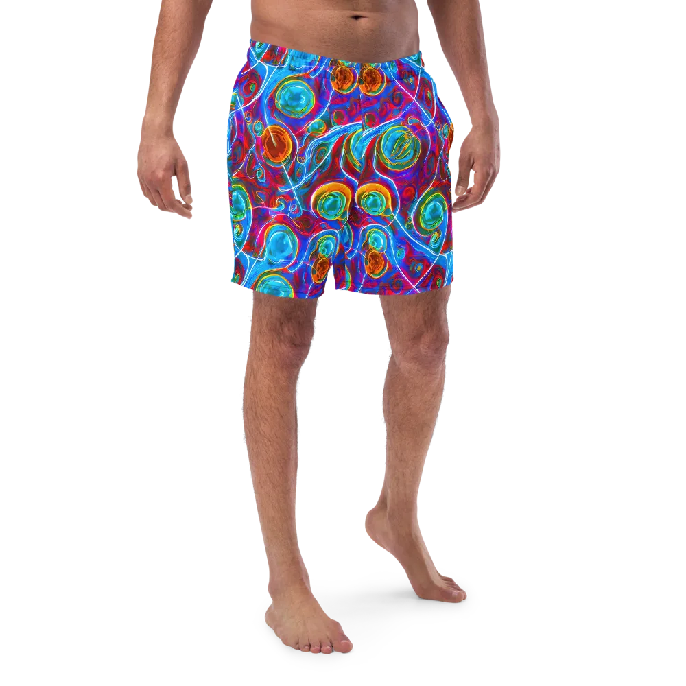 Jewel Nebula on Swim Trunks — Front