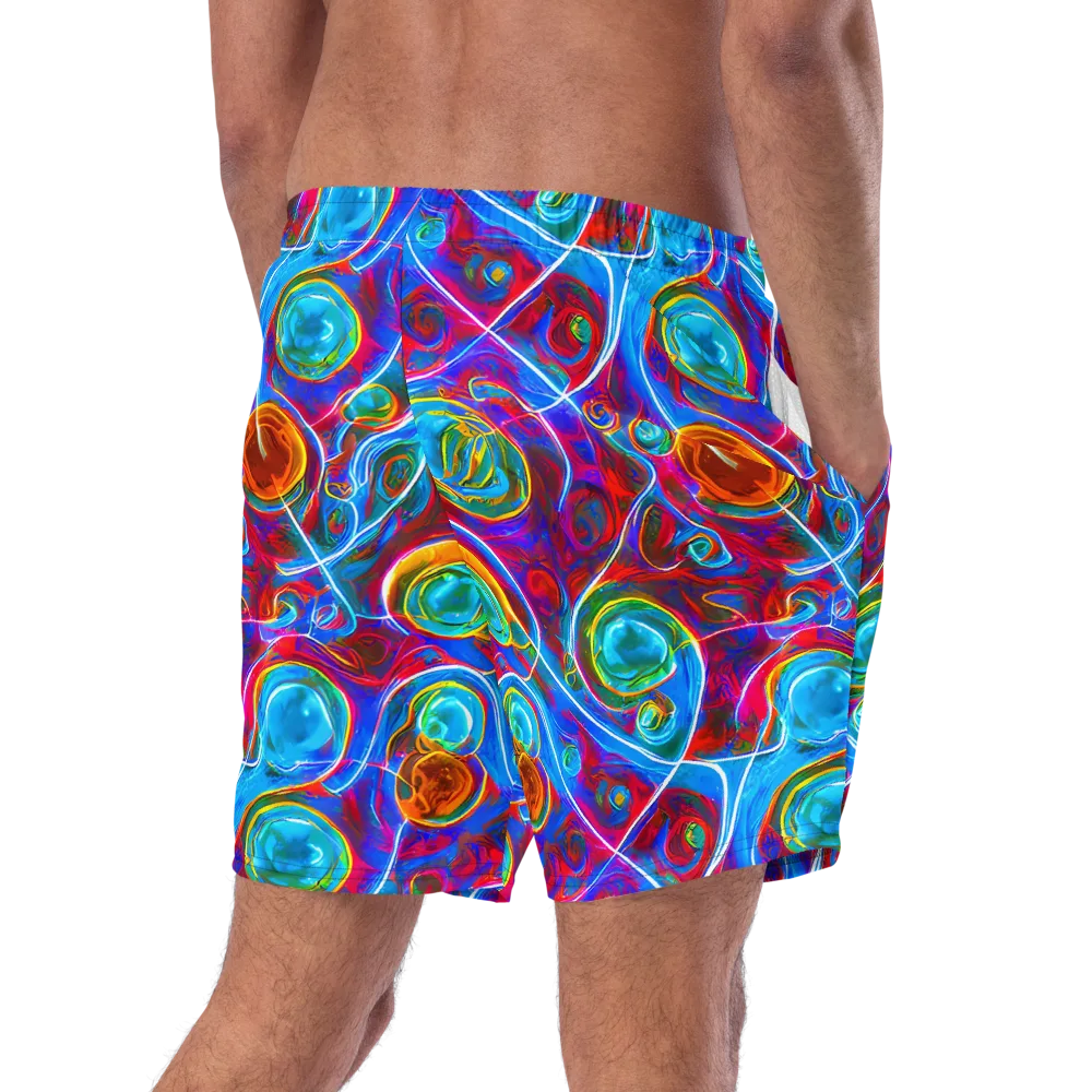 Jewel Nebula on Swim Trunks — Right Back
