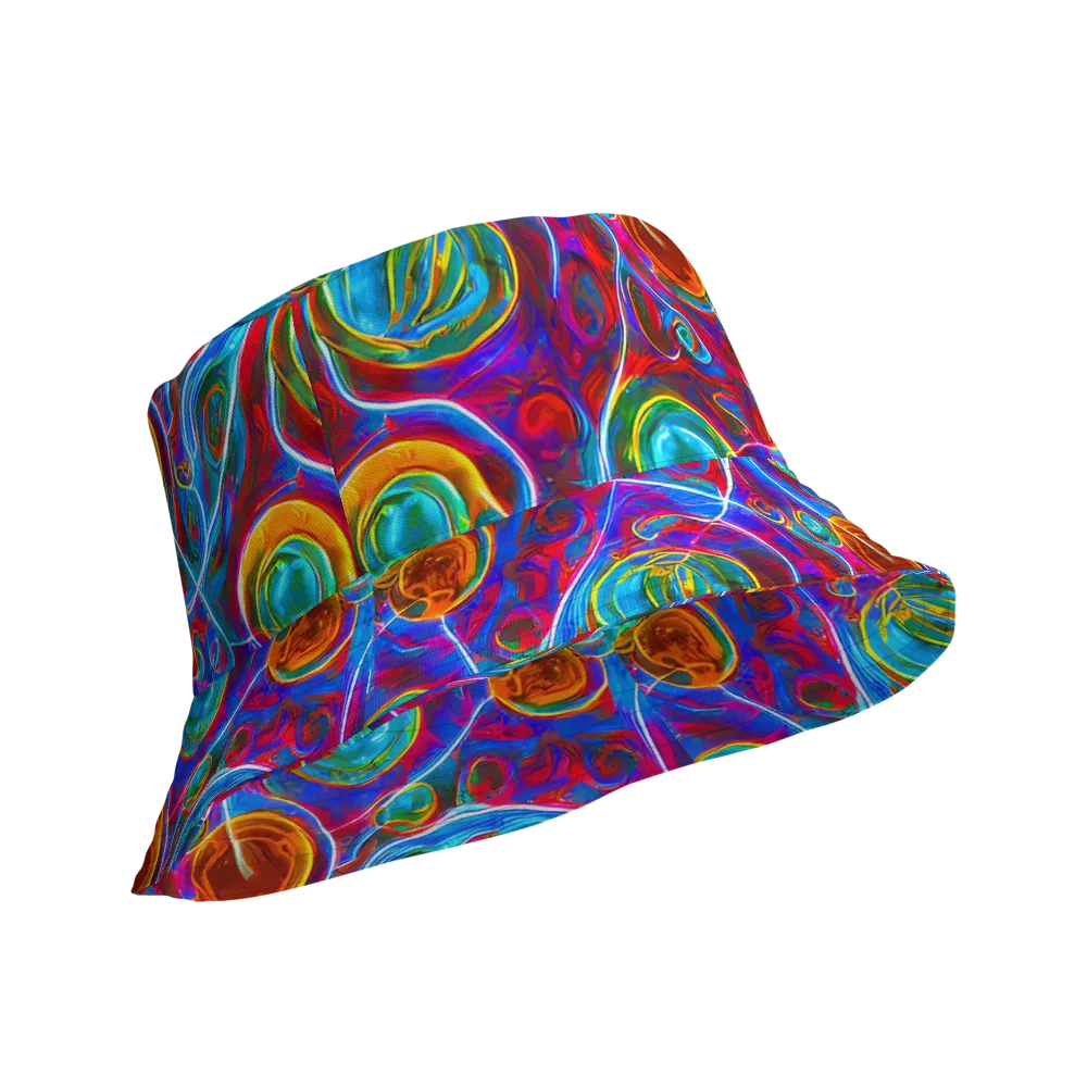 Jewel Nebula on Reversible Bucket Hat — Product details Outside