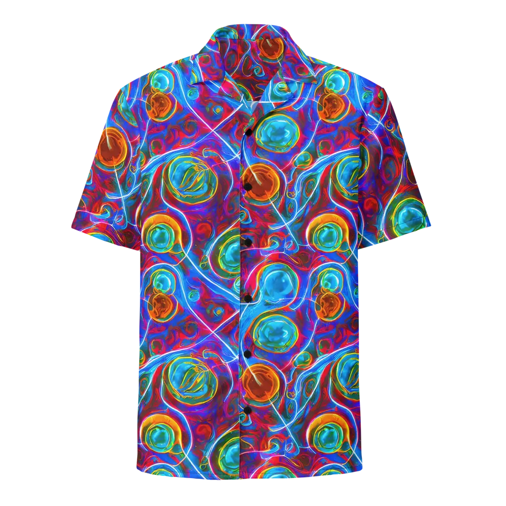 Jewel Nebula on Button Shirt — Front