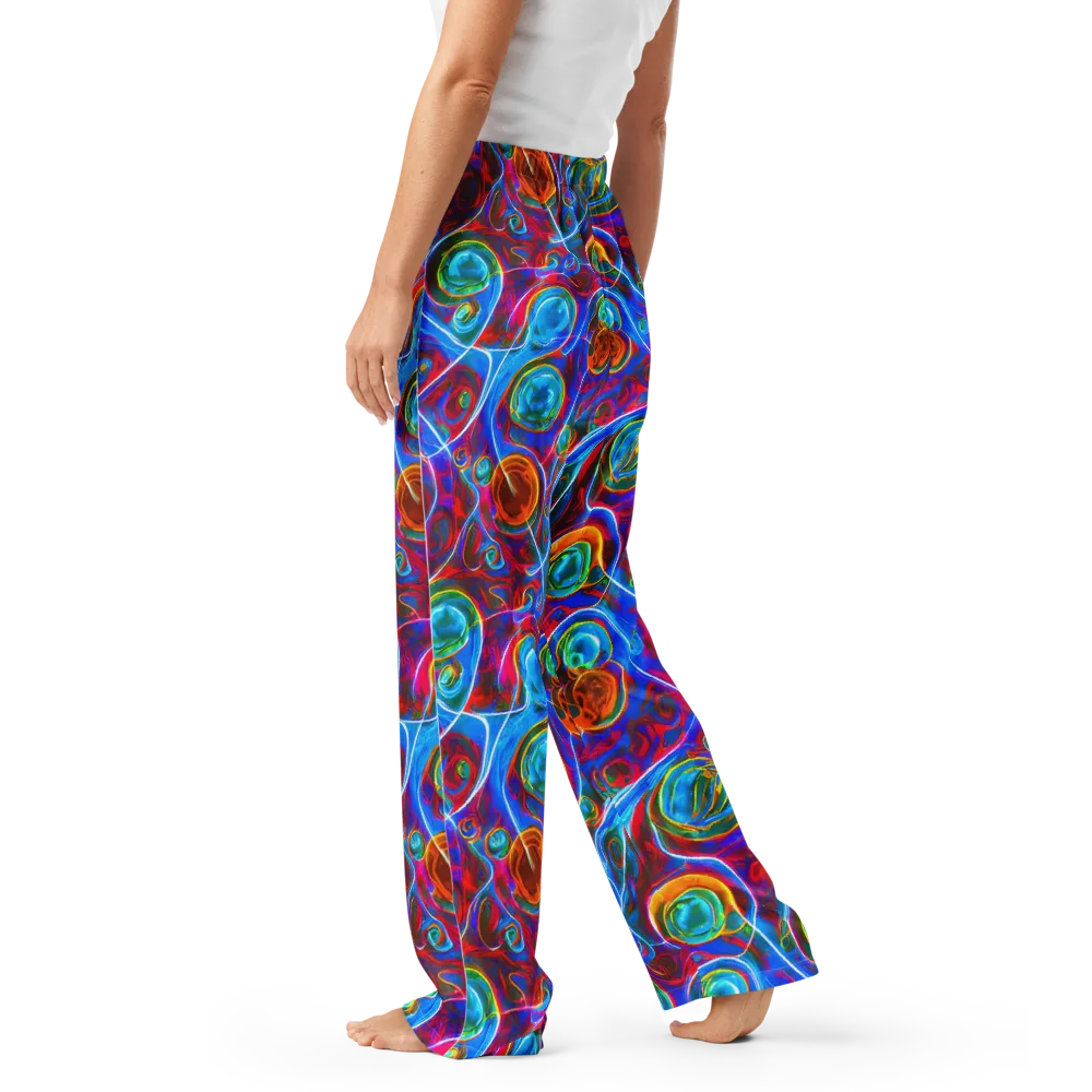 Jewel Nebula on Women's Pajama Pants — Left