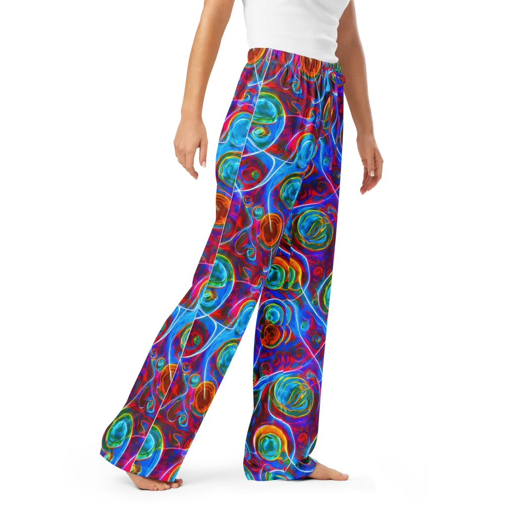 Jewel Nebula on Women's Pajama Pants — Right Front