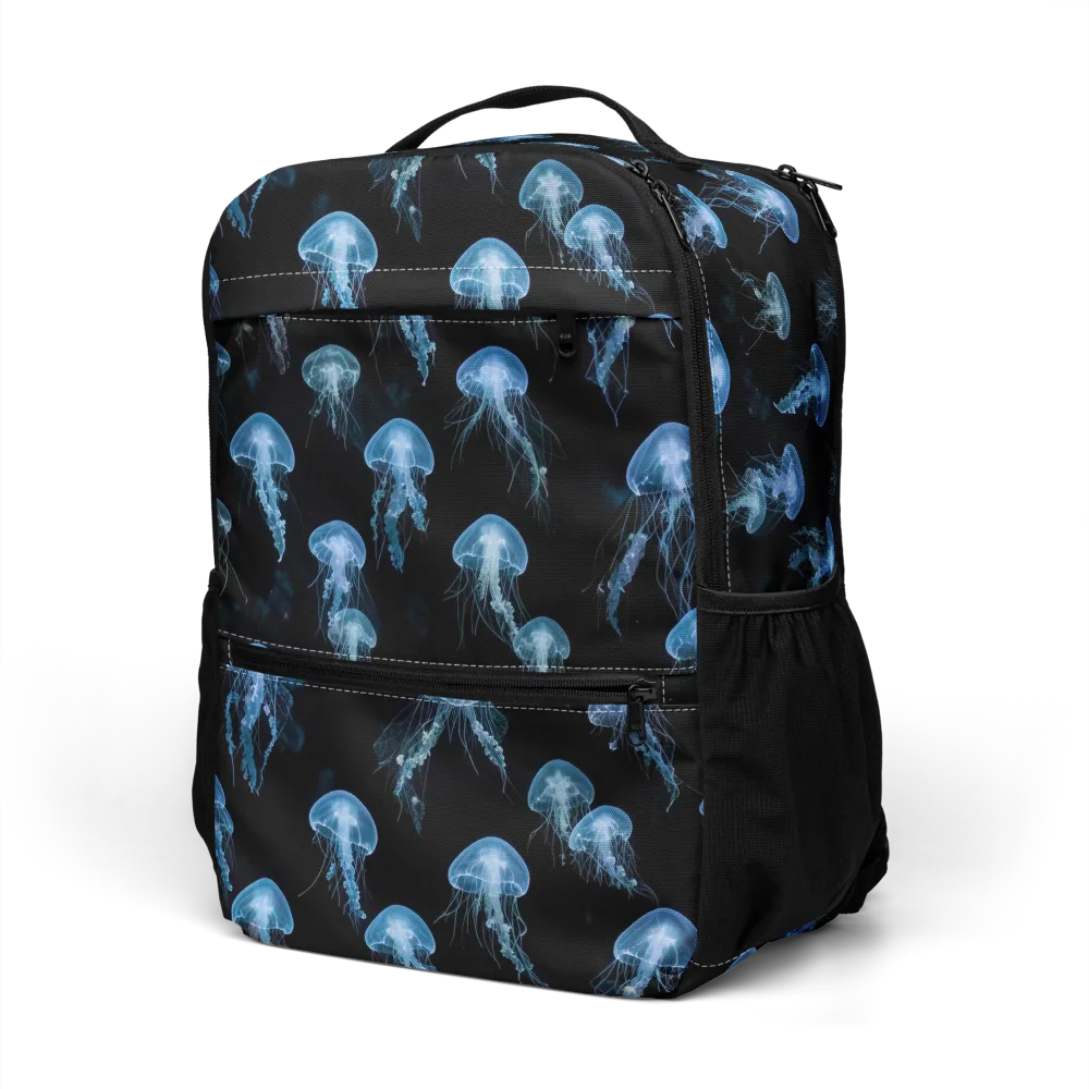 Midnight Drift on Utility Backpack — Left Front