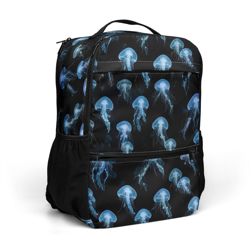 Midnight Drift on Utility Backpack — Right Front