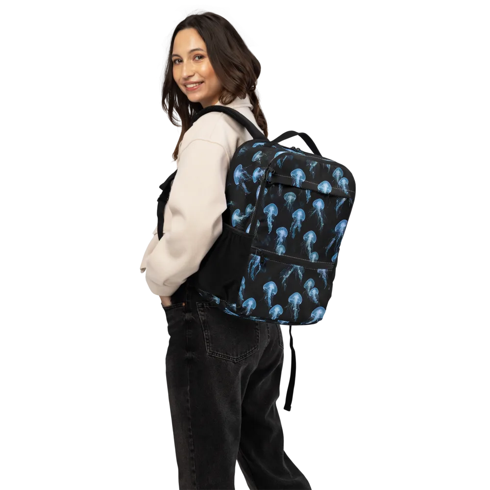 Midnight Drift on Utility Backpack — Back