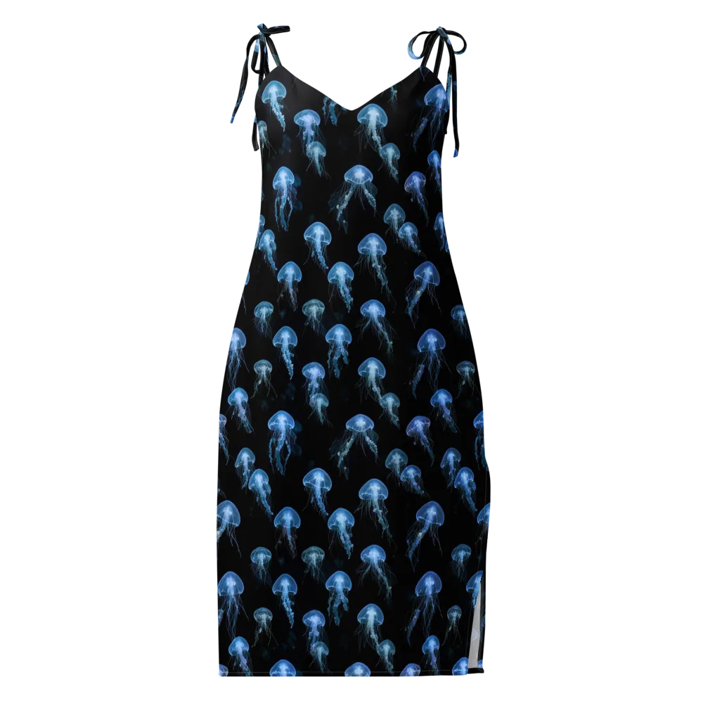 Midnight Drift on Slip Dress — Front