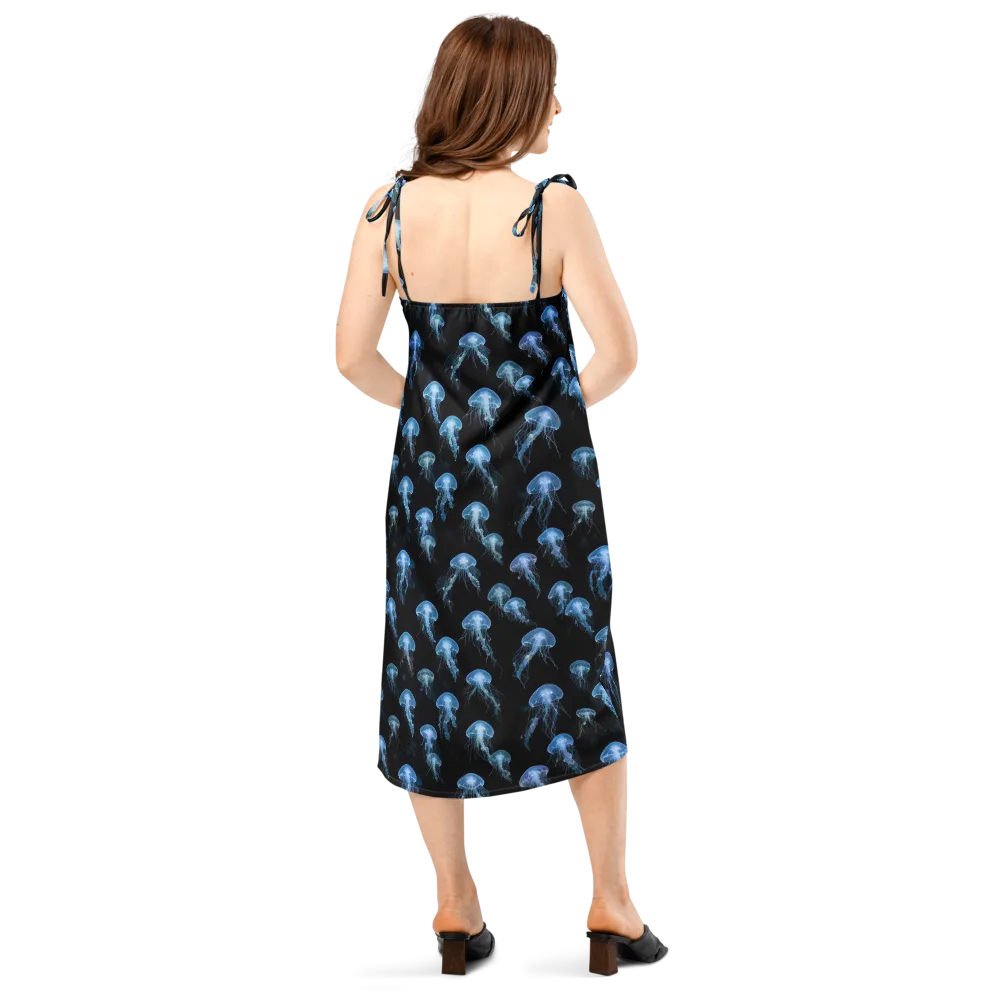 Midnight Drift on Slip Dress — Back