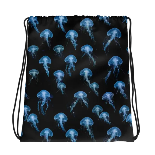 Midnight Drift on a Drawstring Bag