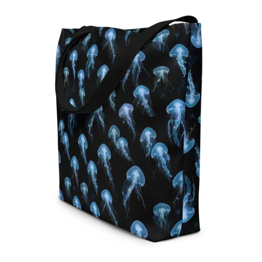 Midnight Drift on a Large Tote Bag W/ Pocket