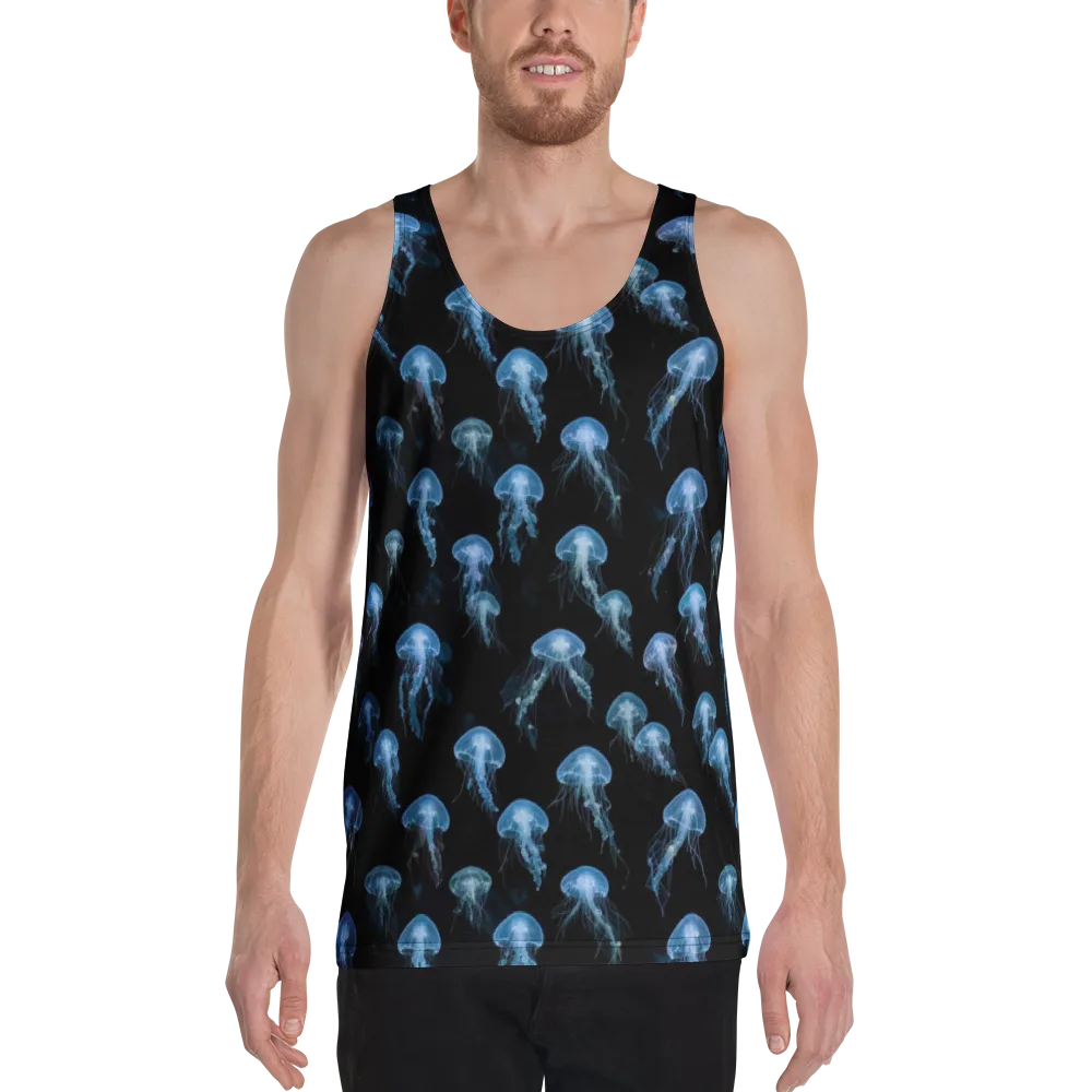 Midnight Drift on Men's Tank Top — Front
