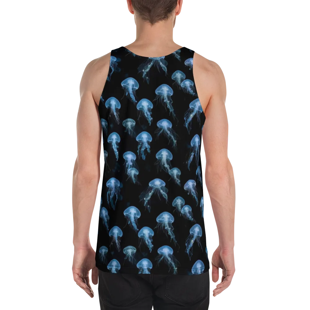Midnight Drift on Men's Tank Top — Back
