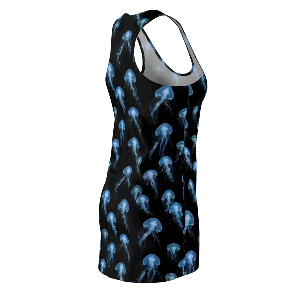 Midnight Drift on Racerback Dress — Back Side