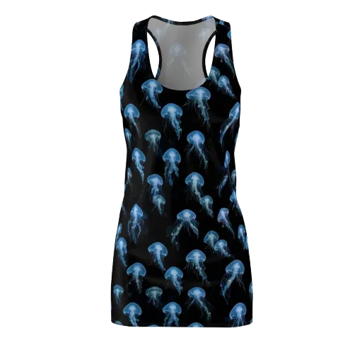 Midnight Drift on a Racerback Dress