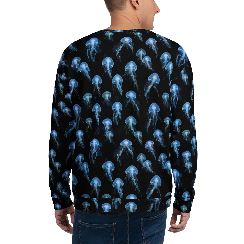 Midnight Drift on Sweatshirt — Back