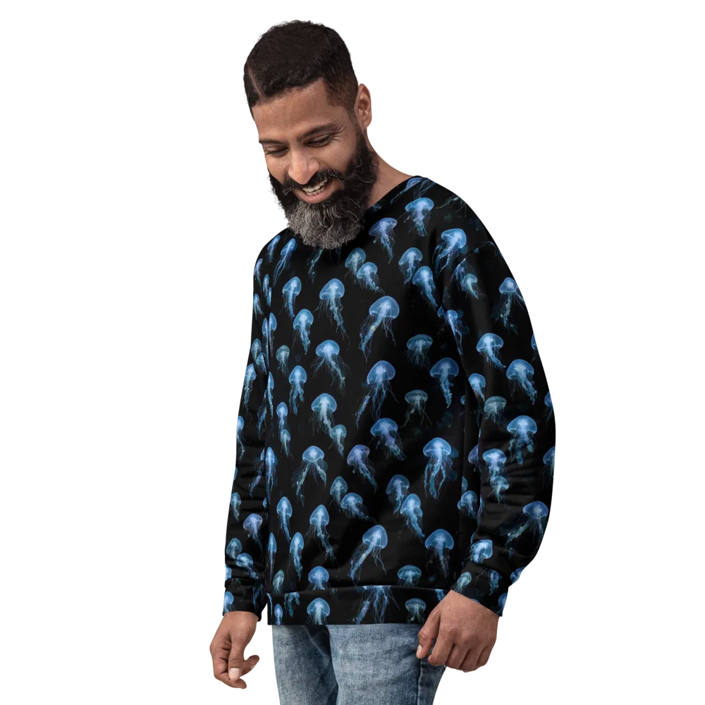 Midnight Drift on Sweatshirt — Left Front