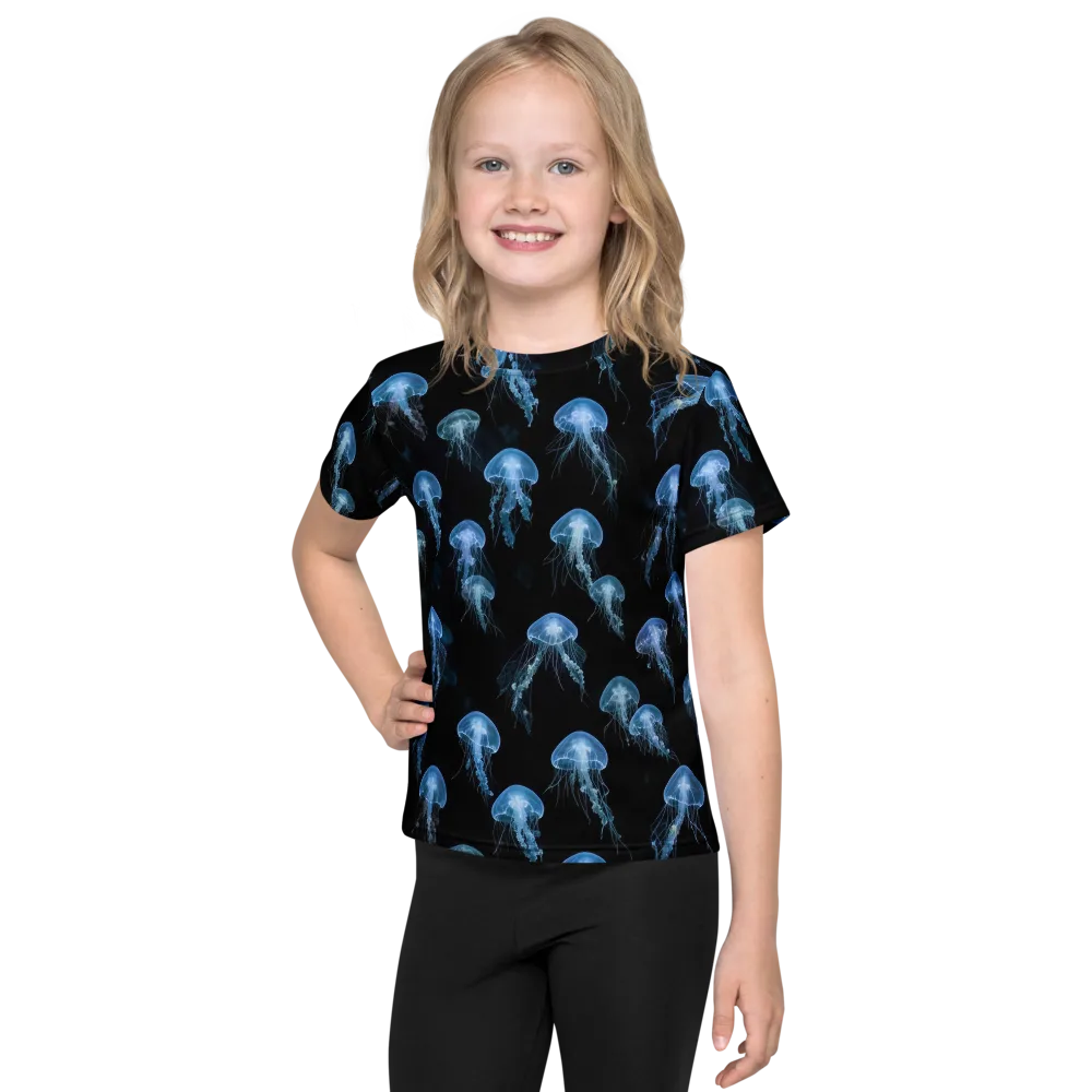 Midnight Drift on Kids Crew Neck T-Shirt — Front