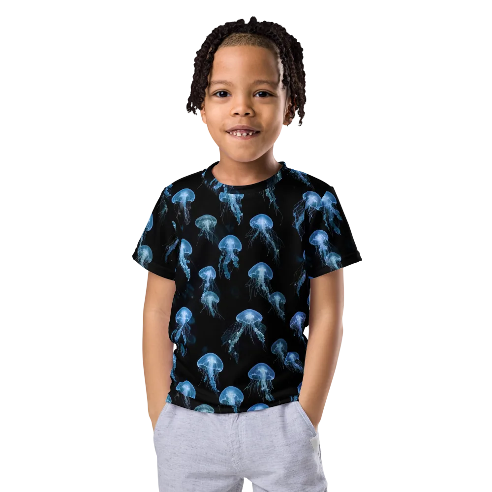 Midnight Drift on Kids Crew Neck T-Shirt — Front