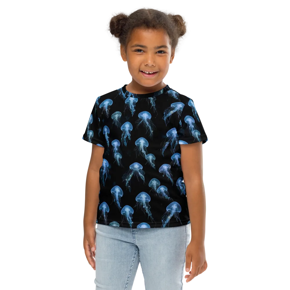 Midnight Drift on Kids Crew Neck T-Shirt — Front