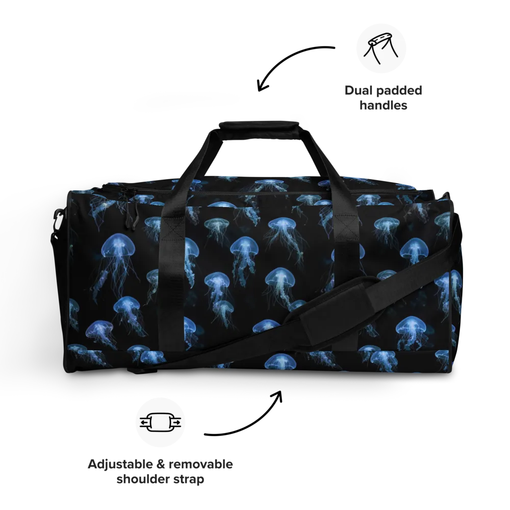 Midnight Drift on Duffle Bag — Front