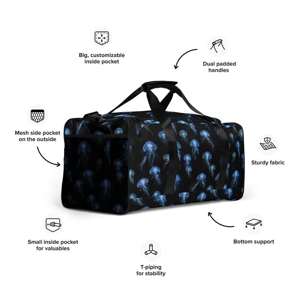 Midnight Drift on Duffle Bag — Right Front
