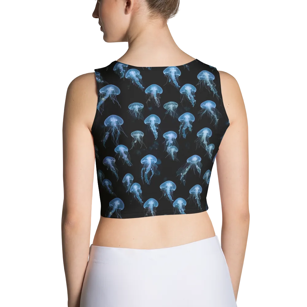 Midnight Drift on Crop Top — Back