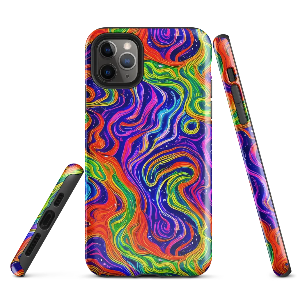 Kaleidoscope Tide on Tough Case for iPhone® — Front