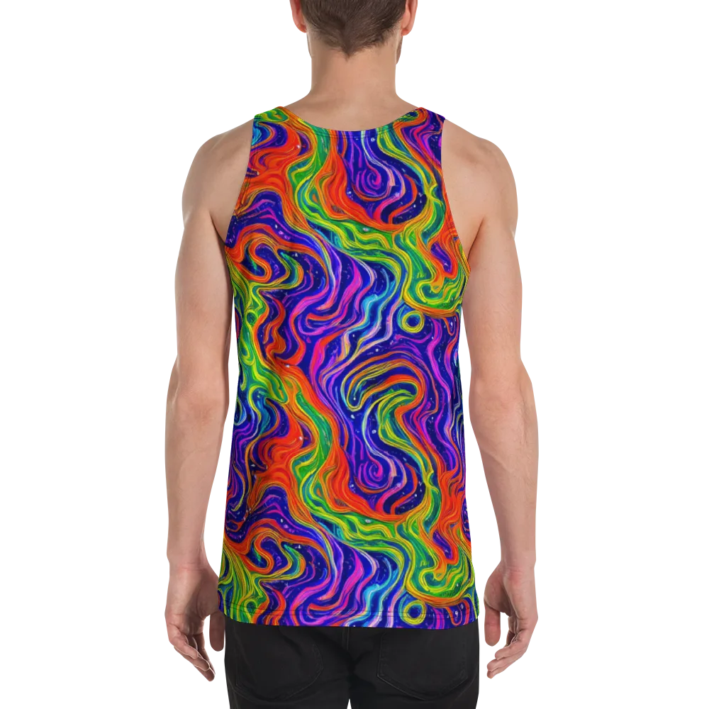 Kaleidoscope Tide on Men's Tank Top — Back