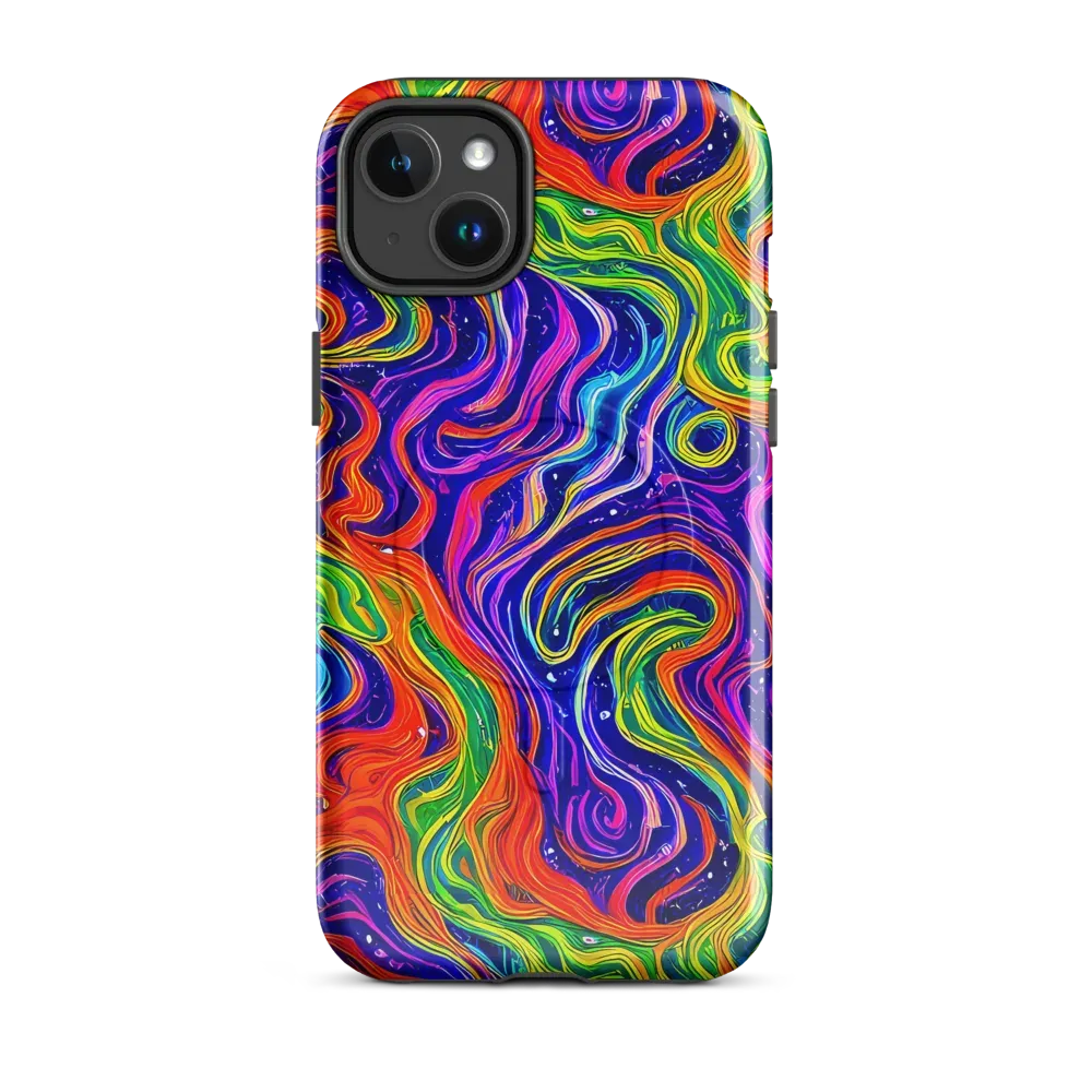 Kaleidoscope Tide on MagSafe Tough Case for iPhone® — Front