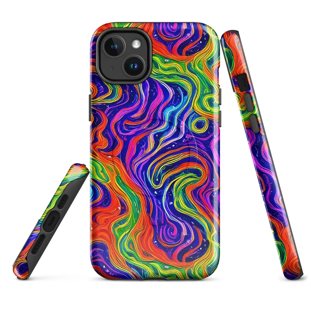 Kaleidoscope Tide on MagSafe Tough Case for iPhone® — Front