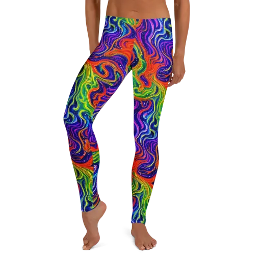 Kaleidoscope Tide on a Leggings