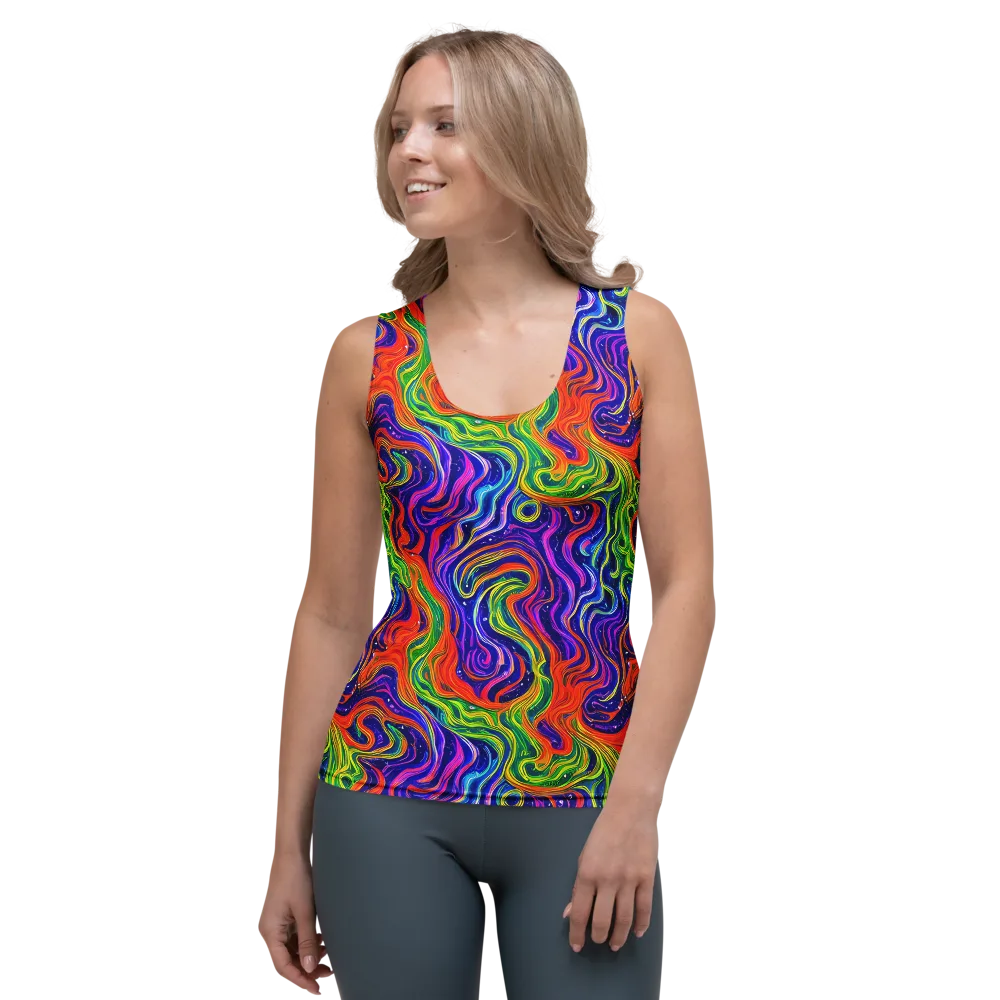 Kaleidoscope Tide on Women's Tank Top — Front