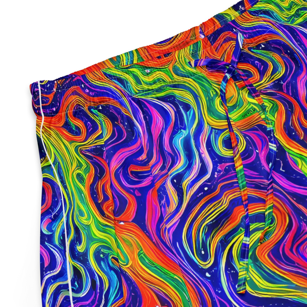 Kaleidoscope Tide on Women's Pajama Shorts — Product details