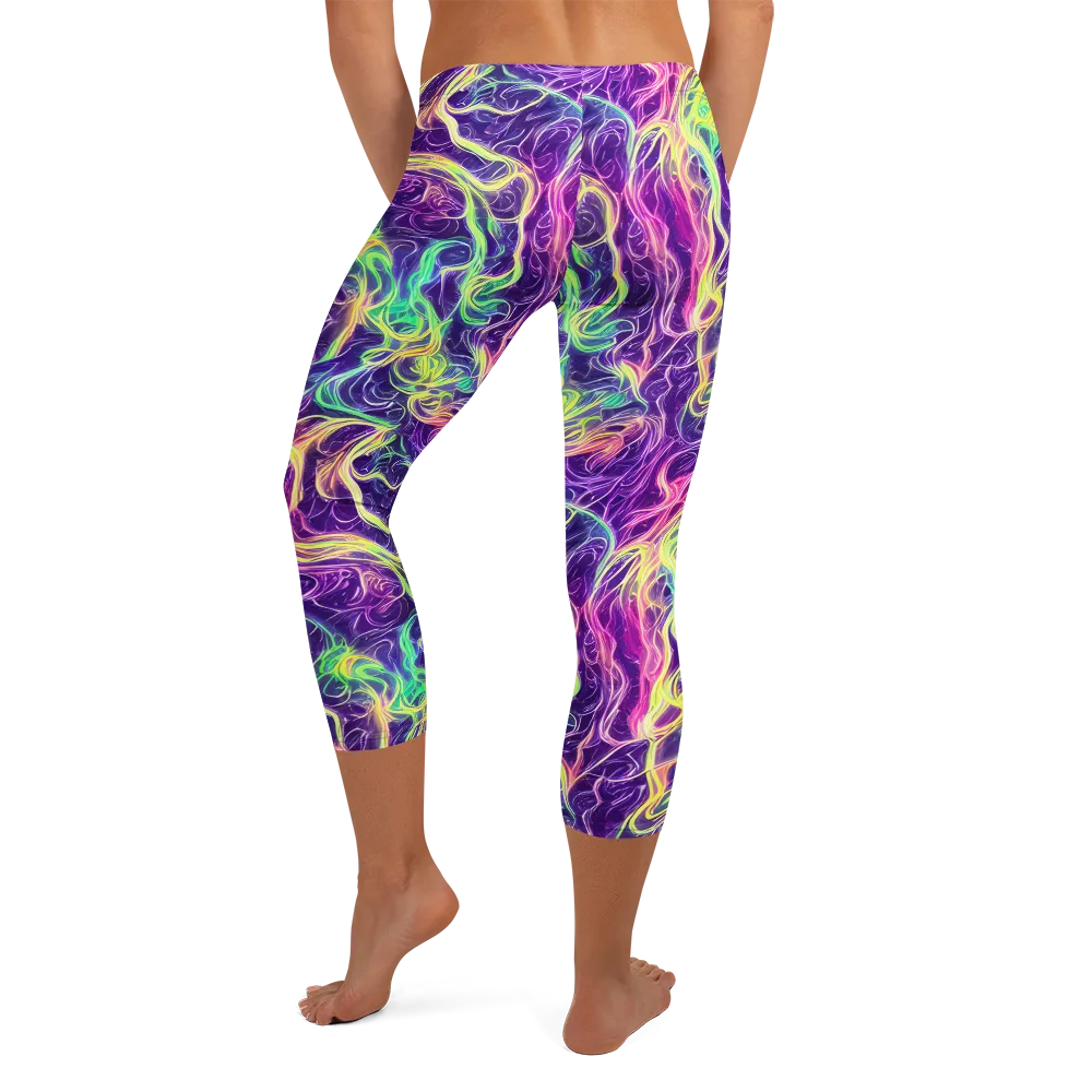Glowstream on Capri Leggings — Back